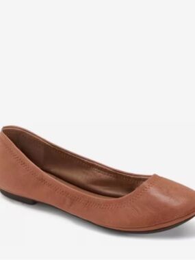 Lucky Brand Women’s Cognac Ballet Flat